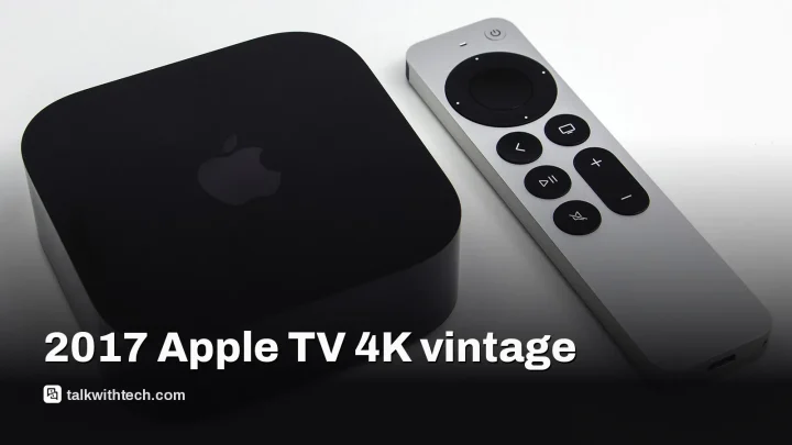 Vintage label limits repairs for the original Apple TV 4K