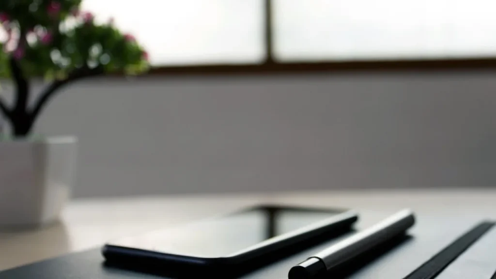 People reviewing a policy document and laptop in a meeting
