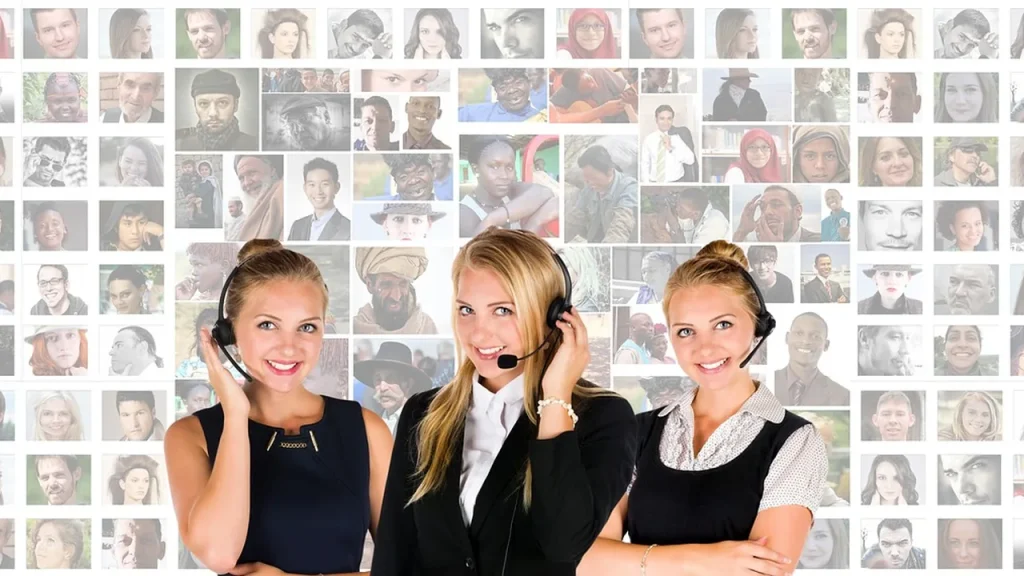 close-up of hands holding a smartphone during a customer service call