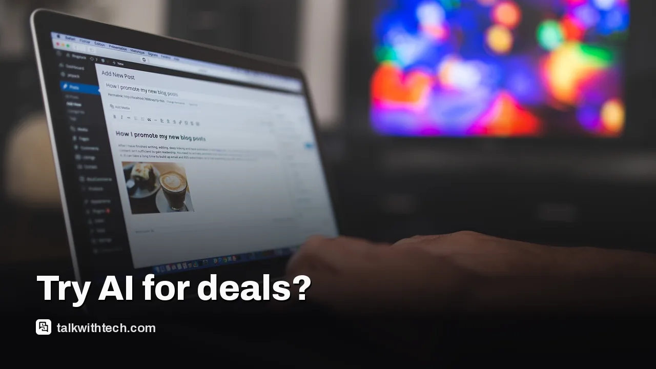 Person using a laptop with shopping icons on screen