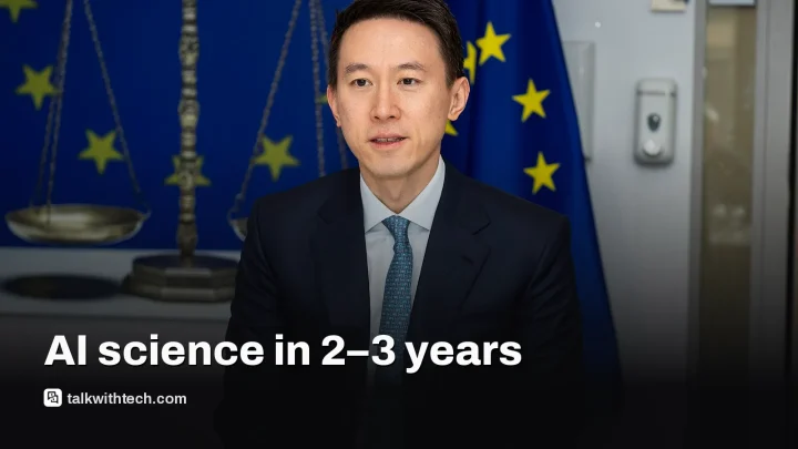 TikTok’s Shou Chew warns AI progress may outpace our safety plans