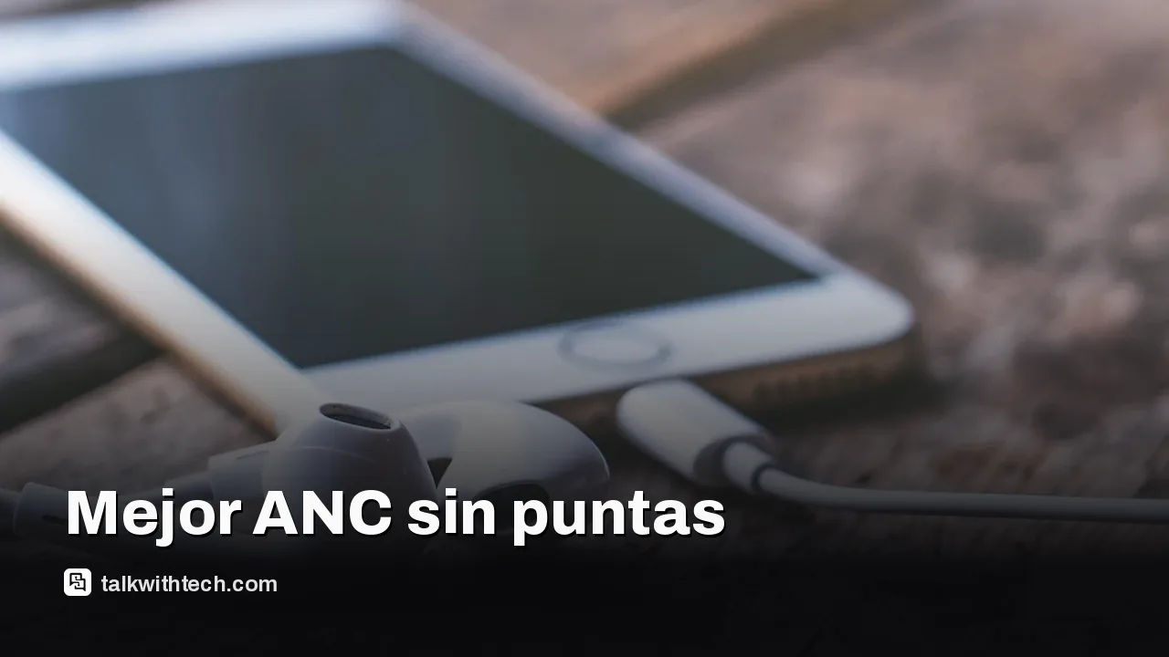 Auriculares inalámbricos open-fit sobre una mesa