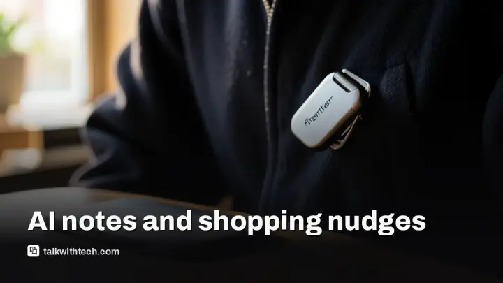 Amazon Bee wearables add AI notes and shopping nudges