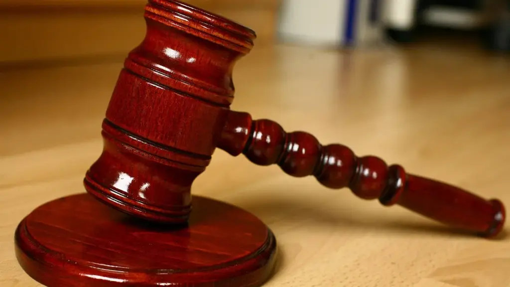 Gavel and legal documents on a desk