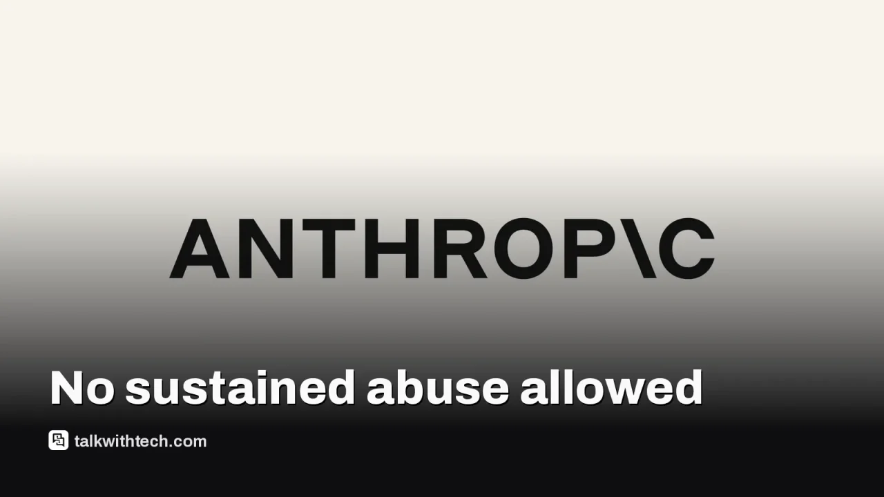 Anthropic image for: Anthropic bars sustained abuse of Claude and will end chats early