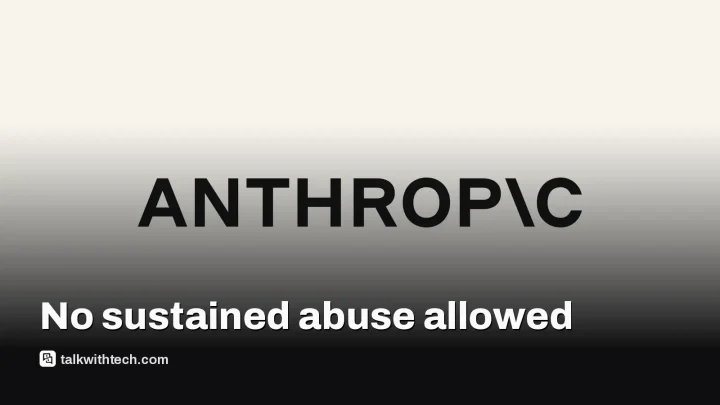 Anthropic bars sustained abuse of Claude and will end chats early