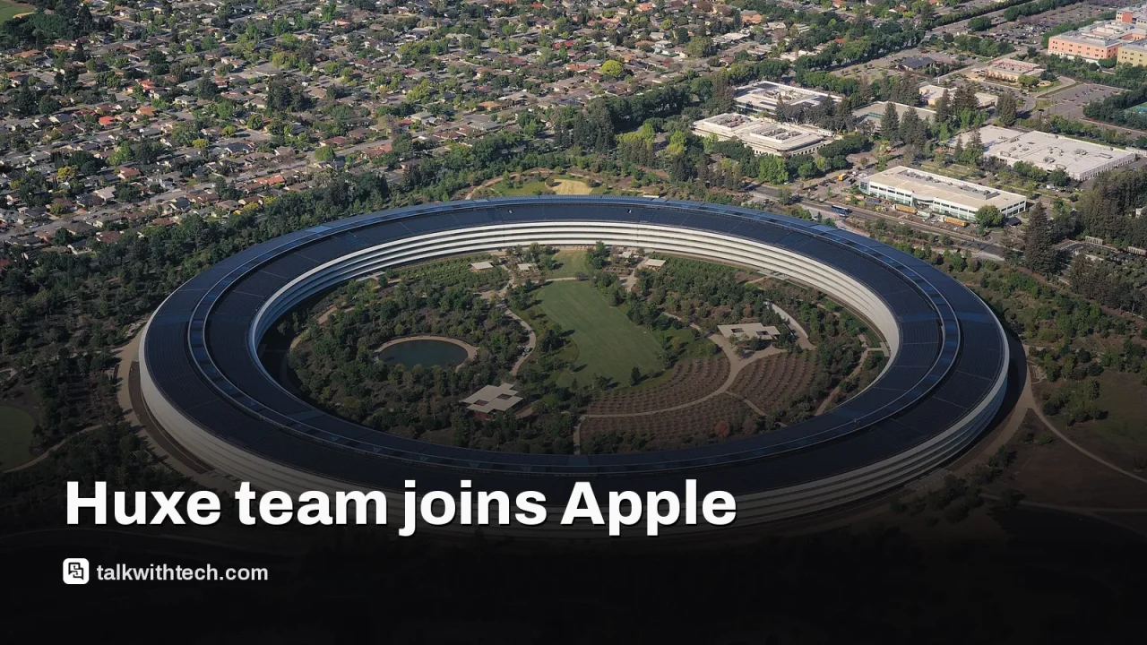 Apple Inc., related to: Apple acqui-hires Huxe AI engineers, licenses some audio IP