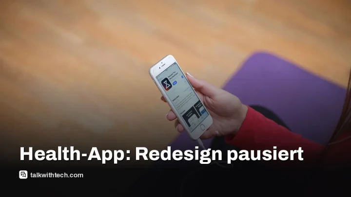 Apple Health-App: Redesign in iOS 27.2 Beta zurückgezogen