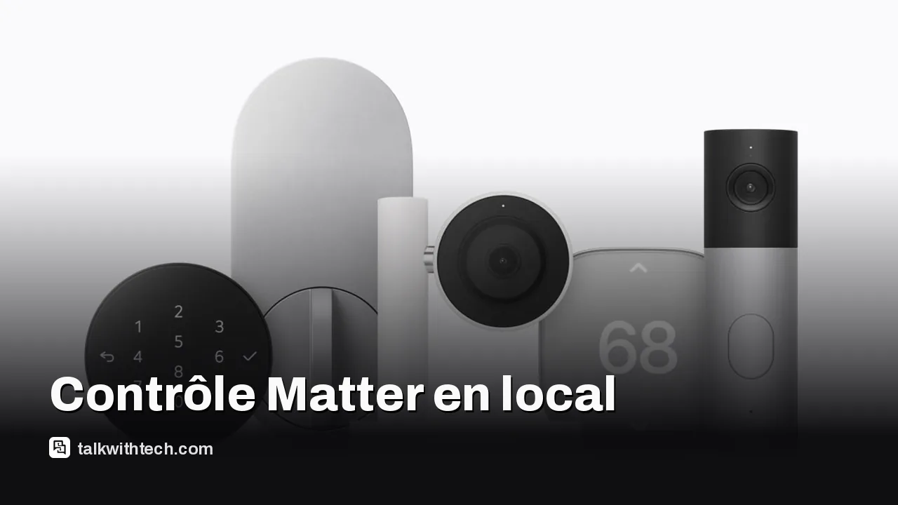 Image Apple pour la Home Collection plaçant le contrôle Matter en local avec HomeView
