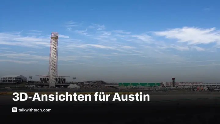 Apple Maps bringt 3D-Ansichten für Austin und F1-Arena