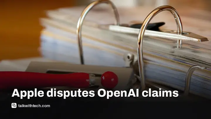 Apple OpenAI trade secret response says claims fall outside case