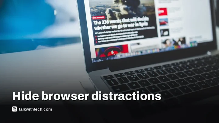 Safari Distraction Control remembers to block distractions for you
