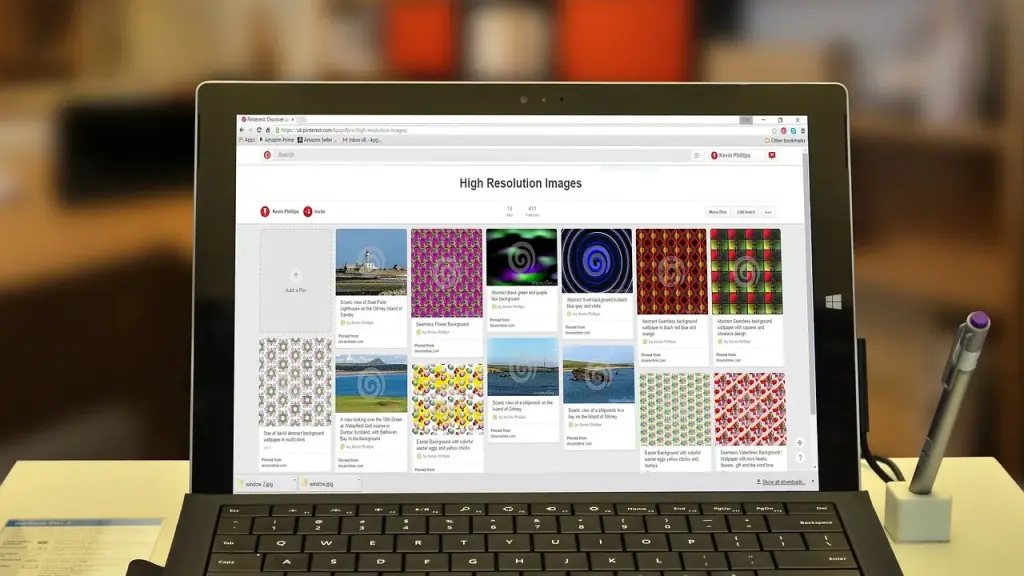 Concept image of a laptop with a touch-enabled display