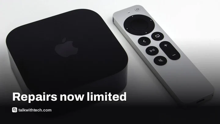 First-gen Apple TV 4K marked vintage, repairs now limited