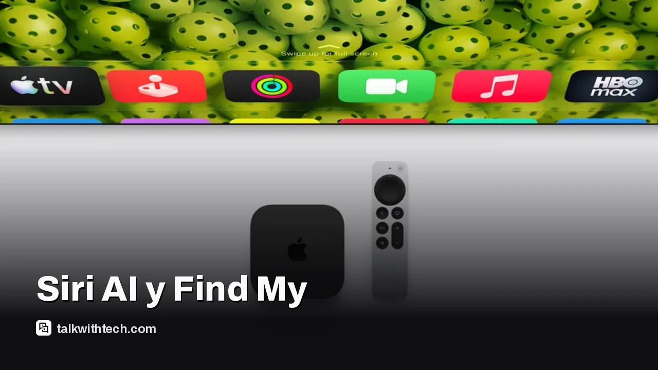 Imagen de Apple: Apple TV 4K con Siri AI y mando Find My