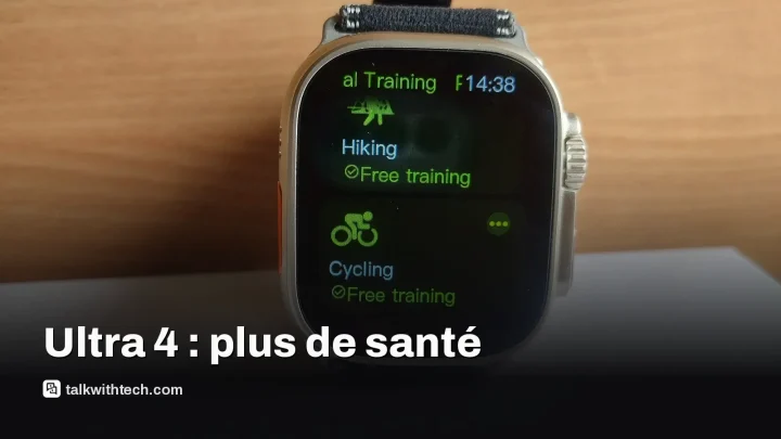 Apple Watch Ultra 4 apporte alertes pour l’apnée du sommeil et l’hypertension