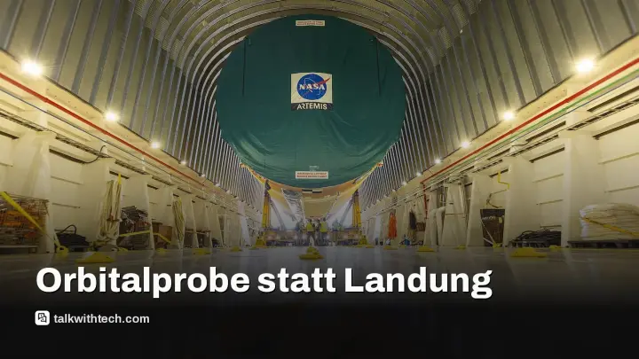 Artemis III auf 2028 verschoben, Orbit‑Proben mit Landern zuerst