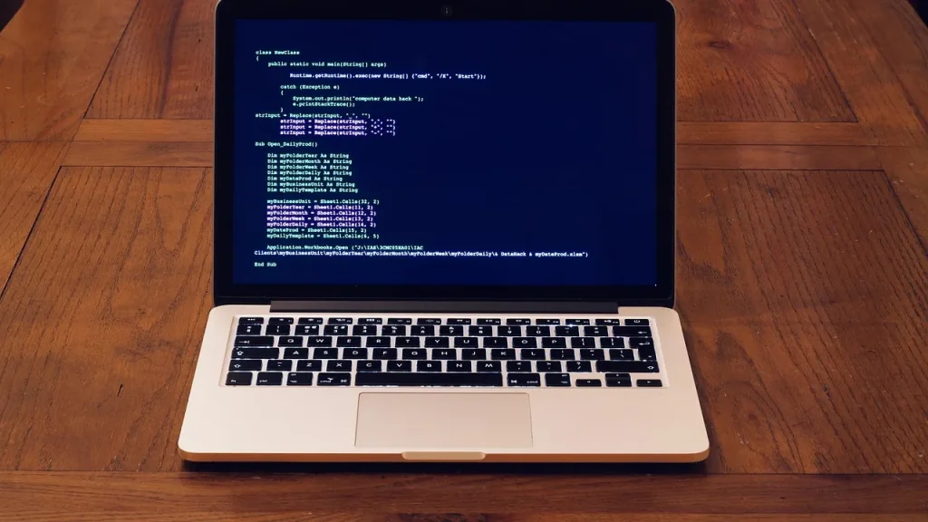 A computer screen showing a data breach alert