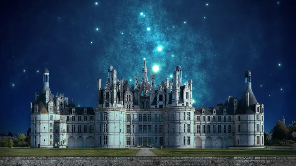 A moody, Castlevania-inspired castle environment