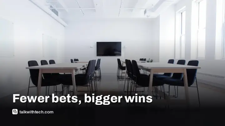 Benchmark venture investing pace: $2B, fewer bets, higher upside