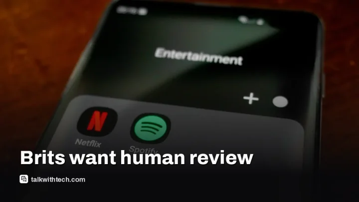 84% of Britons want humans to review major AI decisions