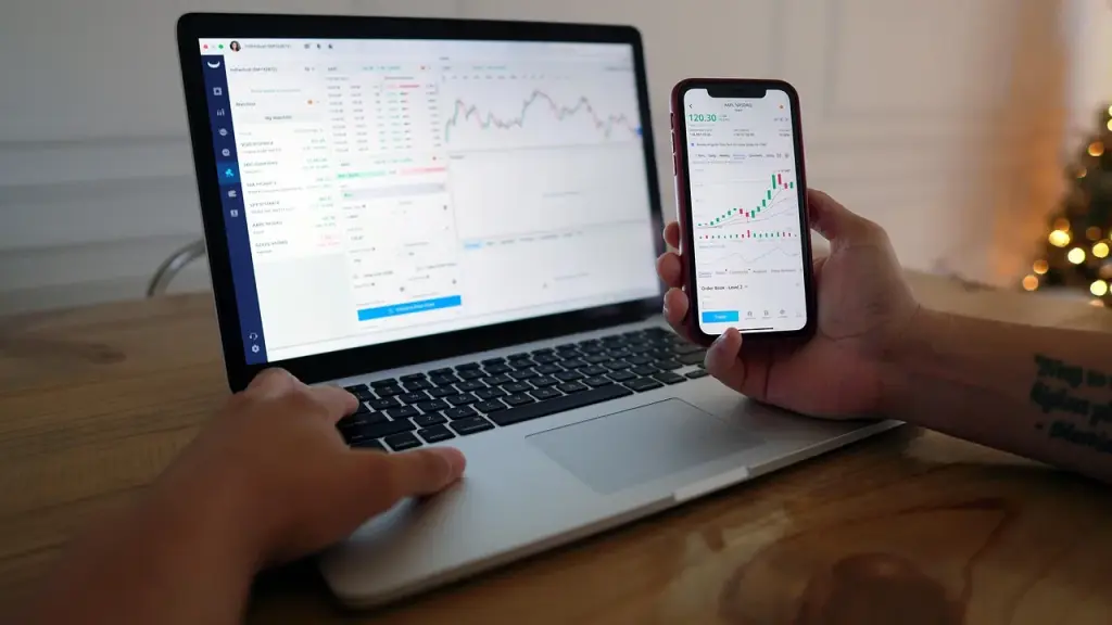 Stock market screen