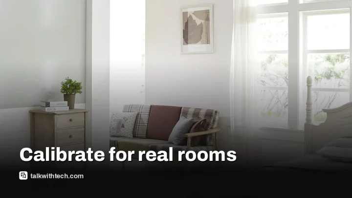Most 4K TVs ship in showroom mode, calibrate for real rooms
