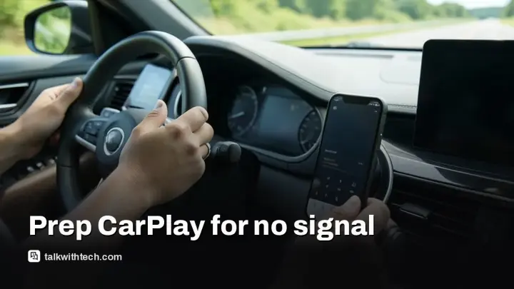 CarPlay offline workarounds: 4 fixes for no-signal drives