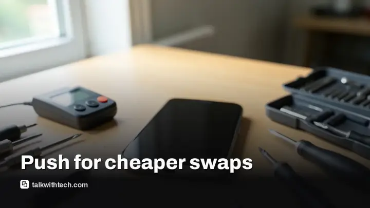 Cheap phone battery replacements could offset high memory costs