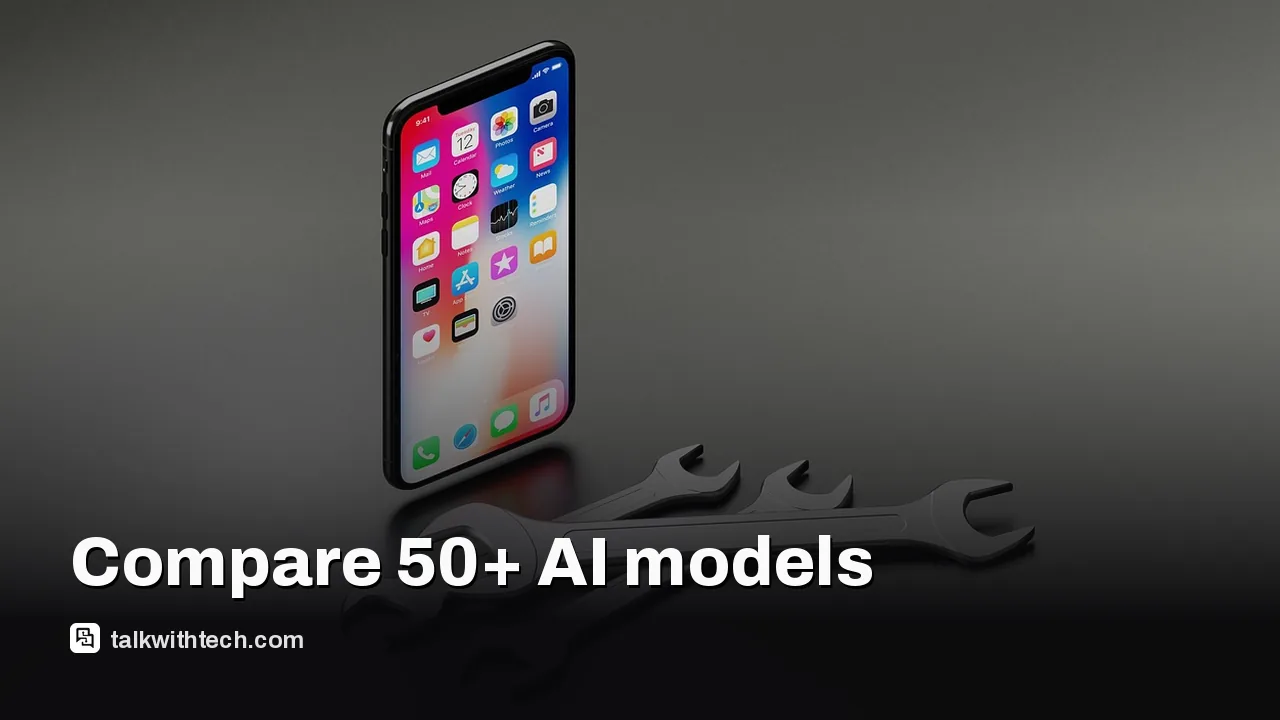 Screenshot-style image of a multi-model AI comparison interface