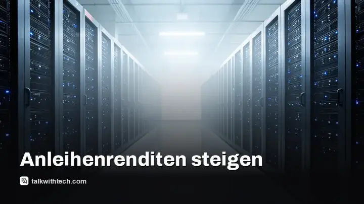 CoreWeave-Aktie fällt, Anleihenrenditen schüren KI-Blasenangst