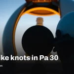 Gemini reveals Pa 30’s beadlike knots four light‑days wide