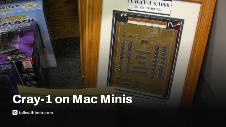 30 Mac Minis recreated a Cray-1 and hit 1.3 teraflops