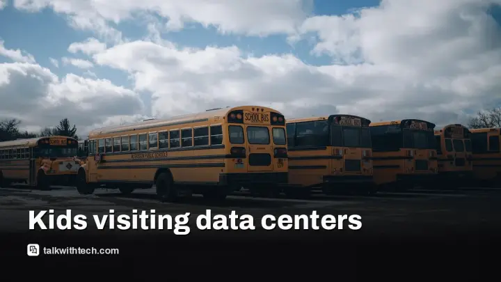 Data centers outreach to kids uses school trips to shape views