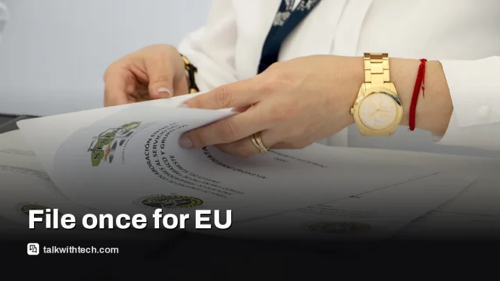 EU data reporting AI could let firms file once across EU