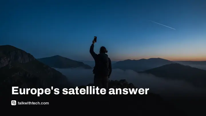 European Starlink alternative for phones: four carriers team up