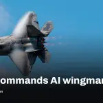 F-22 autonomous drone test shows pilot directing AI wingman