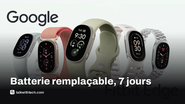 Fitbit Edge de Google gagne une batterie remplaçable et 7 jours d’autonomie