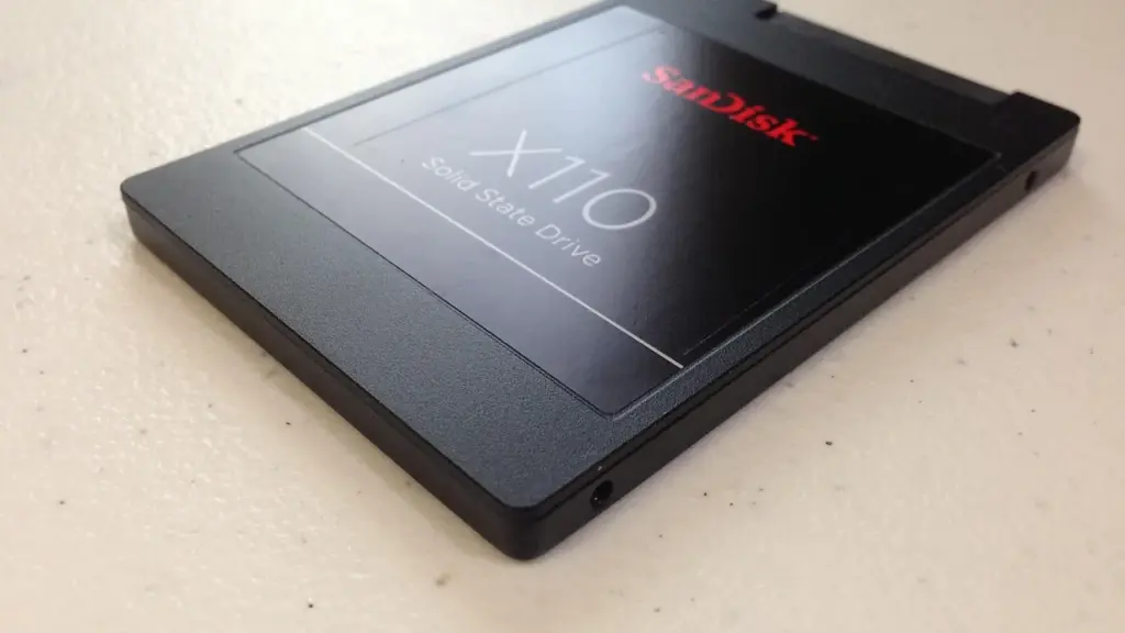 Close-up of an NVMe SSD server component