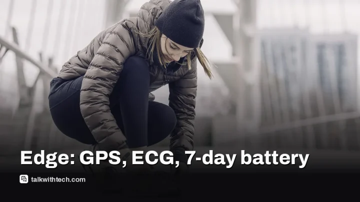 Google readies Fitbit Edge with weeklong battery and GPS