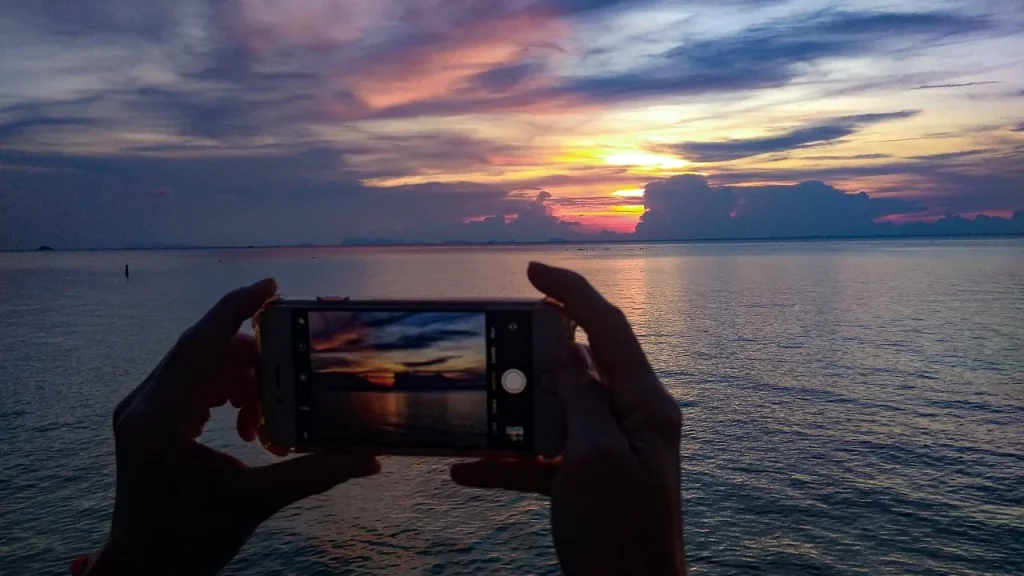 Smartphone in hand