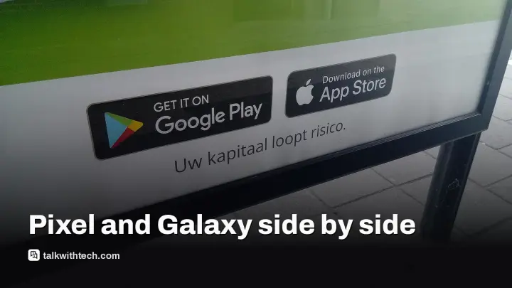 Google Play Store shop devices now lists Pixel and Galaxy together