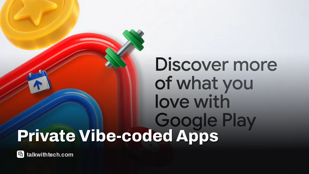 Google Grafik: Google Play bietet private Vibe‑coded‑Apps