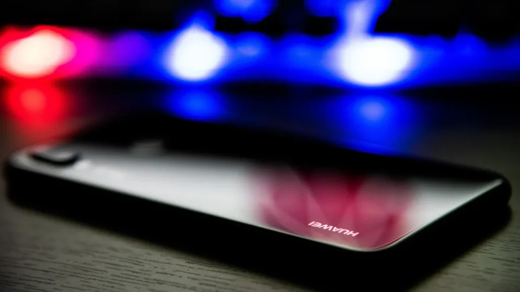 A streaming device plugged into a TV with a remote nearby