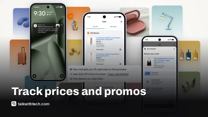 Google Universal Cart tracks price drops and restocks