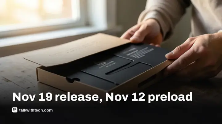 GTA 6 launch date price: Nov 19 release, pre‑load Nov 12