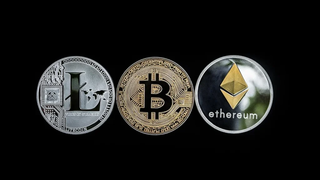 Concept image of a crypto memecoin related to a game
