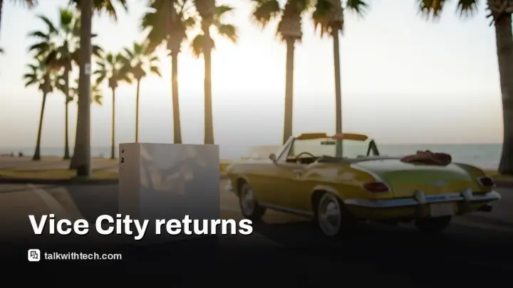 GTA 6 trailer shows PS5-shot Vice City ahead of November 19 launch