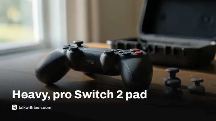 GuliKit TT Max: heavy Switch 2 controller built for big hands