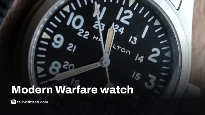 Hamilton Call of Duty watch pairs a real field timepiece with MW4